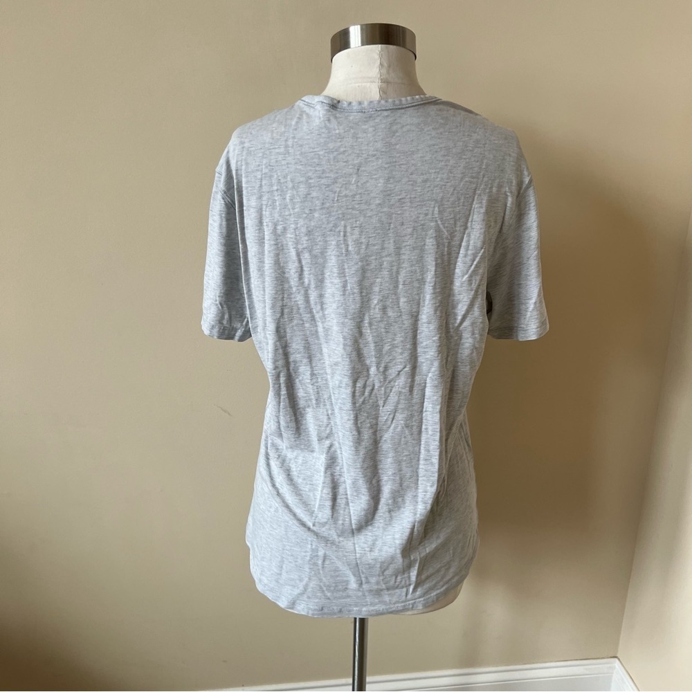 Lululemon Basic Tee Heathered Core Ultra Light Gr… - image 4